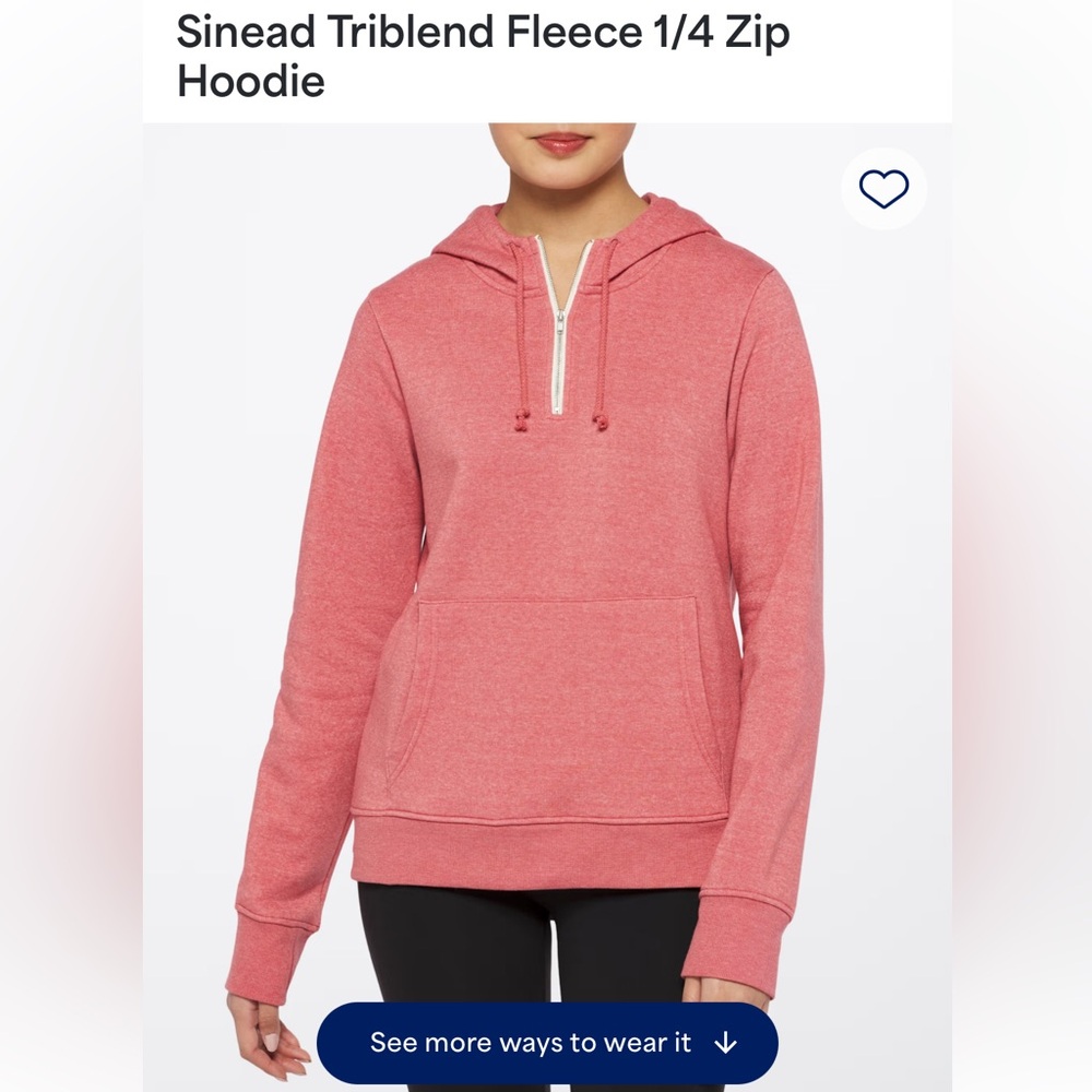 Threads 4 Thought Warm Coral Zip-Up